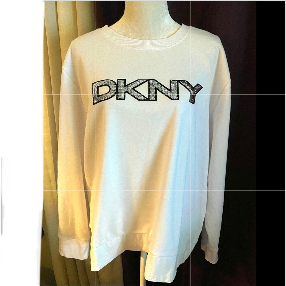 DKNY Silver Sequins Sweatshirt ✨✨✨